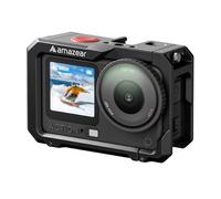 AMAZEAR Custodia protettiva in metallo per accessori DJI Osmo Action 6, gabbia multifunzione Action6 Pro, Telaio di Protezione con Attacchi a Sgancio Rapido, DJI Cage Filettatura 1/4" & Copriobiettivo