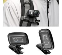 AMAZEAR Supporto a clip per DJI Osmo Nano accessori, Osmo Nano multifunzione clip (cappello, zaino, colletto, tracolla, fascia, occhiali), supporto magnetico regolabile a 360°, per ciclismo, trekking