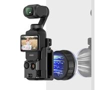 AMAZEAR Supporto magnetico e ventosa per auto Combo per DJI OSMO Pocket 3 accessori Superba forte potere di assorbimento magnete morsetto e base stand per specchio, vetro, piastrelle, metallo, nero