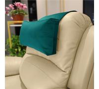 AmazeCov Cuscino per Poltrona in Velluto con Base Antiscivolo - Supporto Cervicale Regolabile per Sollievo dal Dolore per Casa, Ufficio e Viaggio (Azzurro)