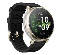 Amazfit Active 3 Premium Bluetooth GPS NFC 45mm AMOLED Oro Correa Nera M Resistenza Acqua 5ATM SpO2