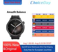 Amazfit Balance Smart Watch Composizione corporea Recupero del sonno GPS Alexa Chiamate Bluetooth Durata della batteria di 14 giorni 150 Sport per uomo Midnight