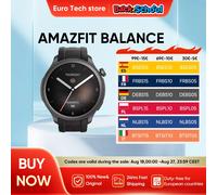Amazfit Balance Smart Watch Composizione corporea Recupero del sonno GPS Alexa Chiamate Bluetooth Durata della batteria di 14 giorni 150 Sport per uomo Sunset Grey