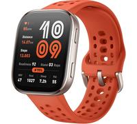 Amazfit Bip 6 Smart Watch 46 mm, batteria da 14 giorni, display AMOLED 1,97", GPS e mappe gratuite, IA, Bluetooth per chiamate e messaggi, Sleep Tracker, 140+ modalità di allenamento, 5 ATM, Rosso