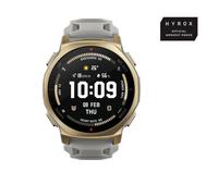 Amazfit T-Rex 3 Pro GPS NFC 44mm AMOLED Oro Cinturino Grigio M Resistenza Acqua 10ATM SpO2