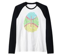 Amazigh è Il Mio Dna Maglia con Maniche Raglan