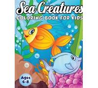 Amazing Activity Press Sea Creatures Coloring Book for Kids Ages 4-8 (Tascabile)