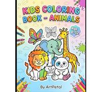 Amazing Animal Coloring Book for Kids Ages 8-12