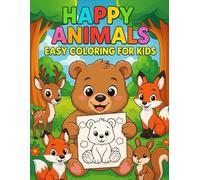 Amazing Animals Coloring Book for Kids: Fun & Easy Jungle Animal Coloring Pages for Toddlers and Preschoolers | Ages 2-6 | Learn Through Play with Lions, Elephants, Giraffes, and More!