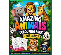 Amazing Animals: Colouring Book for kids