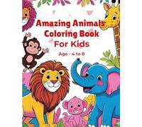 Amazing Animals Colouring Book For kids
