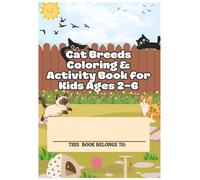 Amazing Cat Breeds Coloring Book for Kids