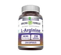 Amazing Formulas L-Arginina 250 Caps 500 Mg