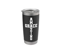 Amazing Grace Crocifisso Crocifisso Bicchiere termico in acciaio inox doppia parete
