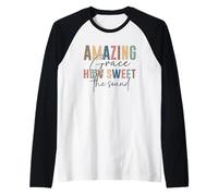 Amazing Grace, quanto è dolce il suono Maglia con Maniche Raglan