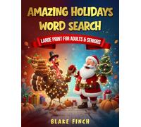 Amazing Holidays Word Search: Large Print for adults & Seniors