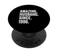Amazing Husband Since 1996 | Anni 30 Anniversario Matrimonio PopSockets PopGrip Adesivo