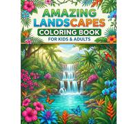 AMAZING LANDSCAPES COLORING BOOK