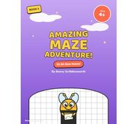Amazing Maze Adventure! Book 3: 50 Fun Mazes for Kids Ages 4 and up - Easy to Hard Activity Book with Answer Key