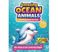 Amazing Ocean Animals: Coloring Book for Kids