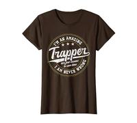Amazing Trapper Maglietta, Donna, Marrone, XXL