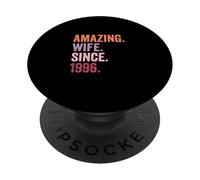 Amazing Wife Since 1996 | Anni 30 Anniversario Matrimonio PopSockets PopGrip Adesivo