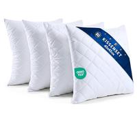 Amazinggirl Cuscini letto 45x45 cm Imbottitura cuscino per dormire o decorativi divano guanciale anallergico per letti matrimoniale o coppia pillows for bed 45 x 45 Oeko-tex Bianca - 4 pezzi