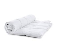 Amazinggirl Piumino letto matrimoniale o singolo 220x240 cm - trapunta estivo et piumone leggera bianco caldo in microfibra Plumino 220 x 240 cm