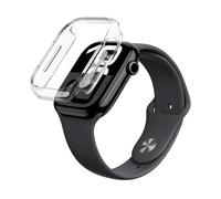AMAZINGTHING Minimalista CUSTODIA A LIBRO per Apple Watch Series 10 46mm 42mm, Trasparente