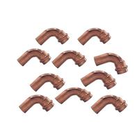 Amazinnov -Rame crimpare Raccordo tubo in rame, connettore idraulico per saldatura-Gomito-90°-crimpare-MF22___Lotto 10