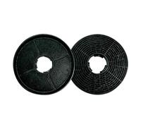 Amazinpure 2 filtri a carbone per cappa aspirante da 105 x 20 mm, compatibili con Respekta MIZ0058 MIZ 0058 PKM CF130 Candy 49040890 49040117 35602288 Lamona HJA2480 HJA2908 LAM2401 Sogedis 3 52C66