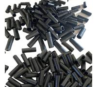 Amazleer 200 tappi terminali per cavi del cambio per bicicletta, cavo del freno e guaina del cambio (100 pezzi 5 mm + 100 pezzi 4 mm) (200, nero)