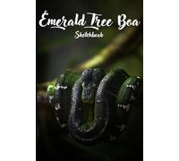 Amazon Animals Sketchbook - Emerald Tree Boa: 9 x 6 Inches, 110 Blank Pages, Nature-Inspired Notebook for Drawing, Sketching, and Journaling
