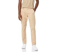 Amazon Aware Pantaloni Chino Aderenti in Cotone Uomo, Tan, 38W / 34L