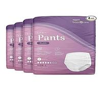 Amazon Basic Care Slip Assorbenti Plus L per Donna - 28 unità, 4 confezioni da 7, Bianco