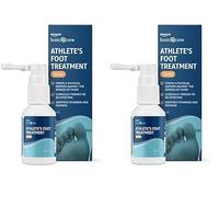 Amazon Basic Care Spruzzare per il trattamento del piede d'atleta, Senza Profumazione 50ml (Confezione da 2)