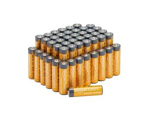 Amazon Basics, 48 batterie alcaline AA ad alte prestazioni, 1,5 Volt, durata di 10 anni