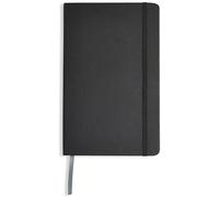 Amazon Basics A5 Notebook classico, blocco note diario per ufficio, scuola, scrittura e appunti a casa, a quadretti, 240 pagine, nero