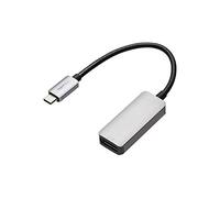 Amazon Basics Adattatore USB-C a DisplayPort in alluminio (senza Red River), Grigio