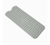 Amazon Basics Alfombrilla de ducha 40 x 16 pulgadas, gris