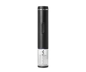 Amazon Basics - Apribottiglie elettrico senza fili, con taglia-capsule, funzionamento a batteria, nero, 54 x 48 x 270 mm (lunghezza x larghezza x altezza)