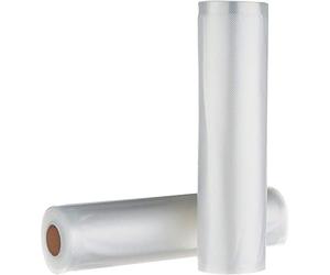 Amazon Basics Autosigillante Rotoli sottovuoto per alimenti, Riutilizzabile in Plastica, 22 cm x 500 cm, 2 unità