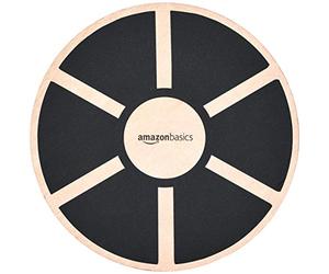 Amazon Basics Balance board oscillante in legno, Nero