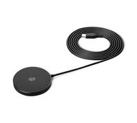 Amazon Basics - Base Ricarica Wireless Certificato Qi 2.2 25W, Compatibile MagSafe iPhone 17/16/15/14/13/12, Compatibile Attacco Magnetico Smartphone Android, Google, Nero (Adattatore Non Incluso)