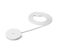 Amazon Basics - Base Ricarica Wireless Certificato Qi 2.2 25W, Compatibile MagSafe iPhone 17/16/15/14/13/12, Compatibile Attacco Magnetico Smartphone Android, Google, Bianco (Adattatore Non Incluso)