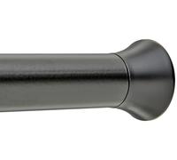 Amazon Basics Basics regolabile per tenda da doccia, da 137 a 229 cm, nero