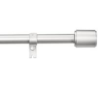 AmazonBasics Bastone per tenda estensibile con terminali a cappuccio da 91 a 183 cm nichel