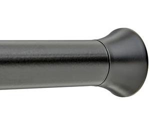 Amazon Basics Bastone regolabile per tenda da doccia, da 107 a 185 cm, nero