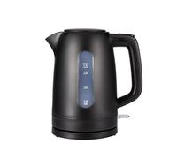 Amazon Basics Bollitore Elettrico 1,7L, 2200 W, Senza BPA con Base a 360°, Spegnimento Automatico e Filtro Anticalcare Estraibile, Nero Opaco