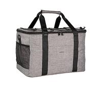 Amazon Basics Borsa Termica Morbida Grande Capacità Impermeabile per Picnic, Campeggio, Viaggi, Spiaggia, Grigio